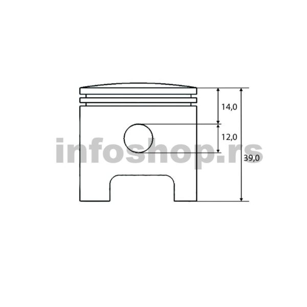 Klip H 357 fi 46 mm bolcna 12 mm AIP