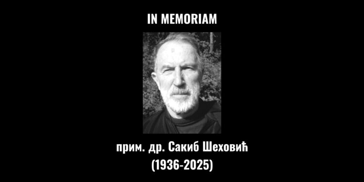 У Београду преминуо прим. др Сакиб Шеховић