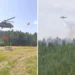 Požar koji bukti u Crnoj Gori preti da pređe  Kamenoj Gori: Helikopteri MUP-a u akciji