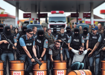 Policija u Aranđelovcu zaplenila 920 litara goriva bez akciza, uhapšena osumnjičena.