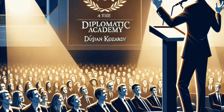 Dušan Kozarev inspirisao polaznike Diplomatske akademije svojim predavanjem