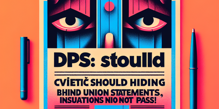 DPS: Cvijetić neka prestane s krijanjem iza saopštenja sindikata, podmetačine ne prolaze!