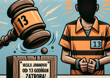 Vasilu Jovanovu potvrđena kazna od 13 godina zatvora!