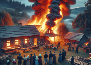 Veliki požar u Ljubiću: Gori stolarska radionica