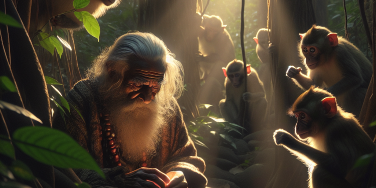 FAMOZNO: Starog majmuna uhvatili u zasjedi!