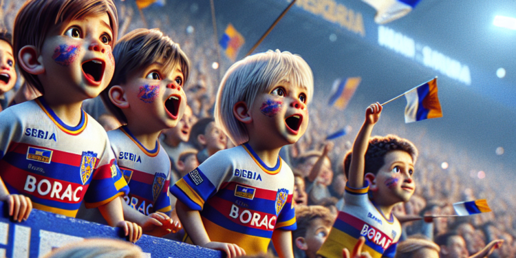 Najmlađi navijači ‘Borca’ na tribinama: Vatreno bodrili svoje idole u Zapadnoj Srbiji!