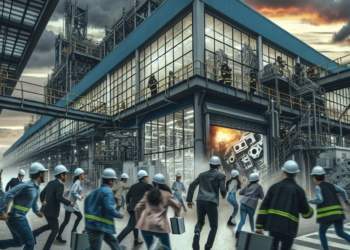 Alarmantni incident: Radnici izlaze kroz prozore fabrike auto-delova u Južnoj Koreji