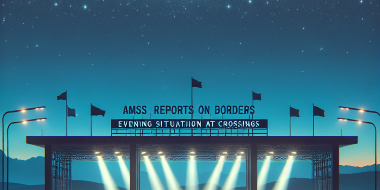 AMSS Izveštava o Granicama: Večernje Stanje na Prelazima