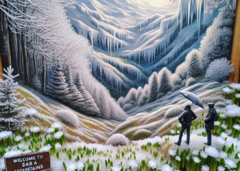 Sneg prekrio Taru na prvi dan proleća: Zimski ugođaj iznenadio posetioce