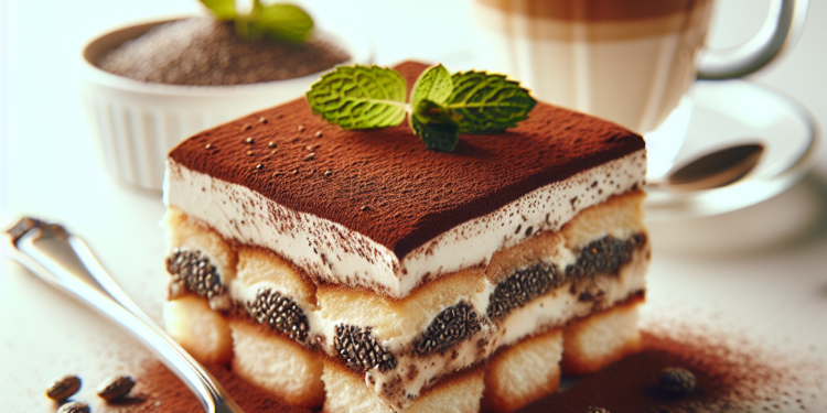 Tiramisu sa čia semenkama: Veseli zalogaji za zdrav užitak!