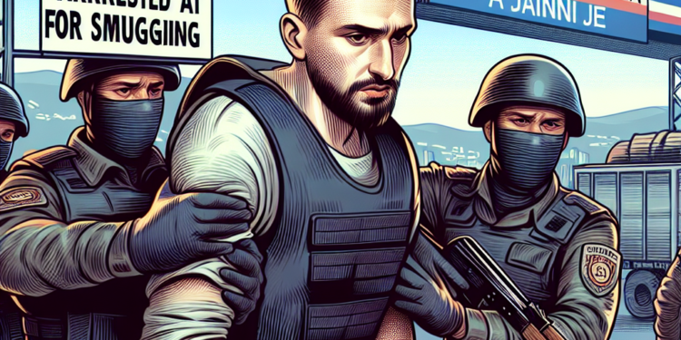 Muškarac iz Srbije uhapšen na Jarinju: Poternica zbog krijumčarenja