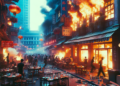 Drama u Kondinoj ulici: Zapaljen restoran nakon razbijanja stakla!