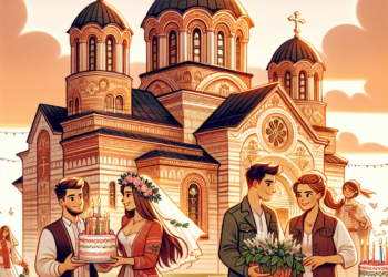 Srpska pravoslavna crkva sa mladim parovima proslavlja Mladence