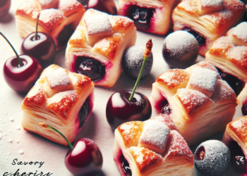 Ukusne kocke od lisnatog testa s višnjama: Slatki hit za svaku priliku!