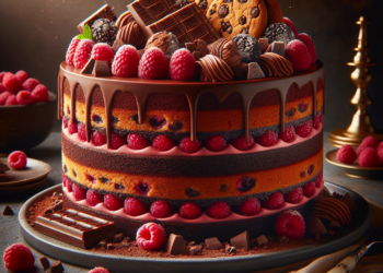 „Zavodljiva čoko malina torta s keksom – Slasticarska senzacija koja oduševljava!“