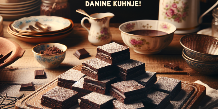 Bečke čokoladne kocke: 1 Bečke čokoladne kocke: