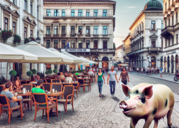 Svinja na ulicama Beograda: Neobična šetnja oduševila prolaznike (Video)