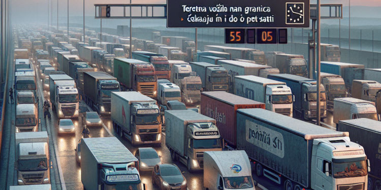 Teretna vozila na granicama čekaju i do pet sati