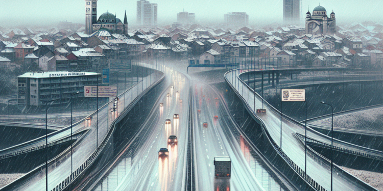 Vlažni kolovozi i mestimičan sneg u Novom Pazaru i Kruševcu