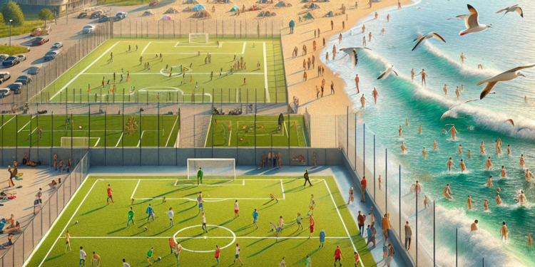 Министарство за бригу о породици и демографију подржава реконструкцију терена за мали фудбал на Градској плажи и спортског терена у Севојну