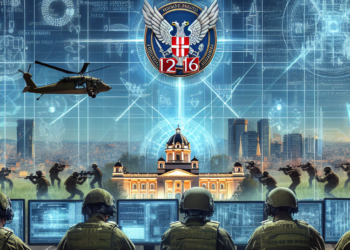 Вежба 126. бригаде VOJIN уз примену рачунарских симулација одржана у Београду