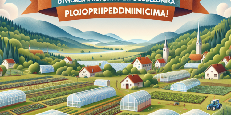 Nova Varoš: Otvoren konkurs za dodelu plastenika poljoprivrednicima!