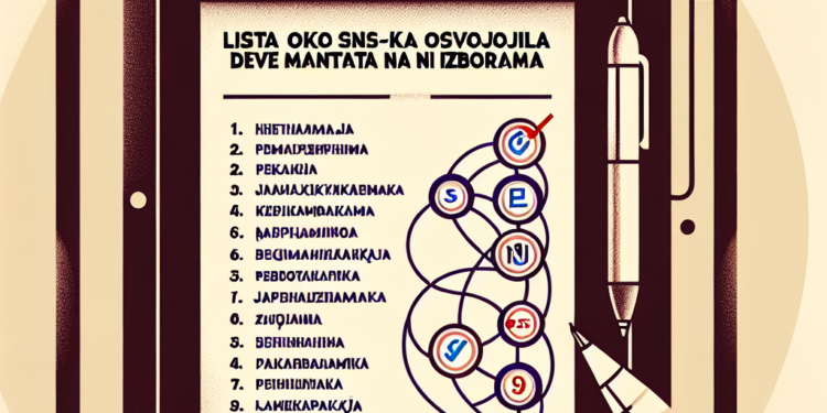 Lista oko SNS-a osvojila devet mandata na izborima