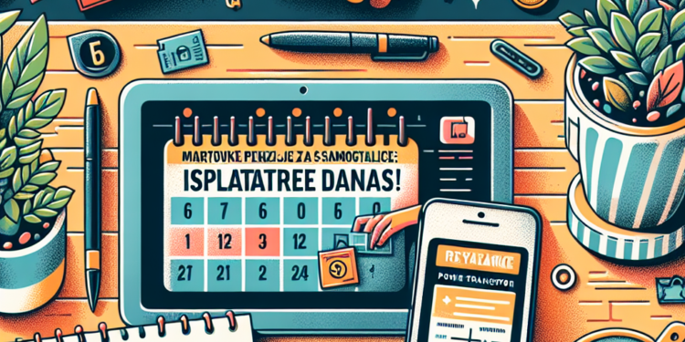 Martovske penzije za samostalice: Isplata kreće danas!