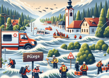 Zapadna Morava se izlila kod Požege, nadležne ekipe na terenu