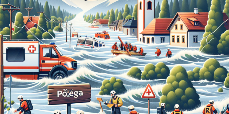 Zapadna Morava se izlila kod Požege, nadležne ekipe na terenu