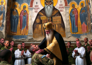 Američki KFOR-ovci primili pravoslavlje: Krštenje u manastiru Draganac