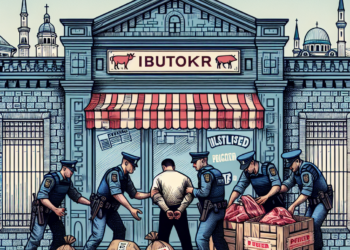 Subotička policija uhapsila vlasnika nelegalne klanice, oduzeto 1,6 tona mesa!