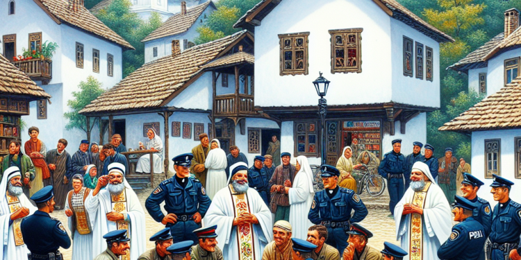 Srpsko selo Sastavci: Svetosavska enigmatika stvara jedinstvenu situaciju između popova i policije!