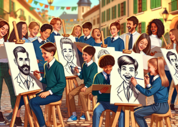 Школа у Радоињи угостила младе карикатуристе: Креативност и талант на делу