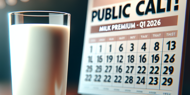 Raspisan Javni poziv za premiju za mleko u prvom kvartalu 2026. godine