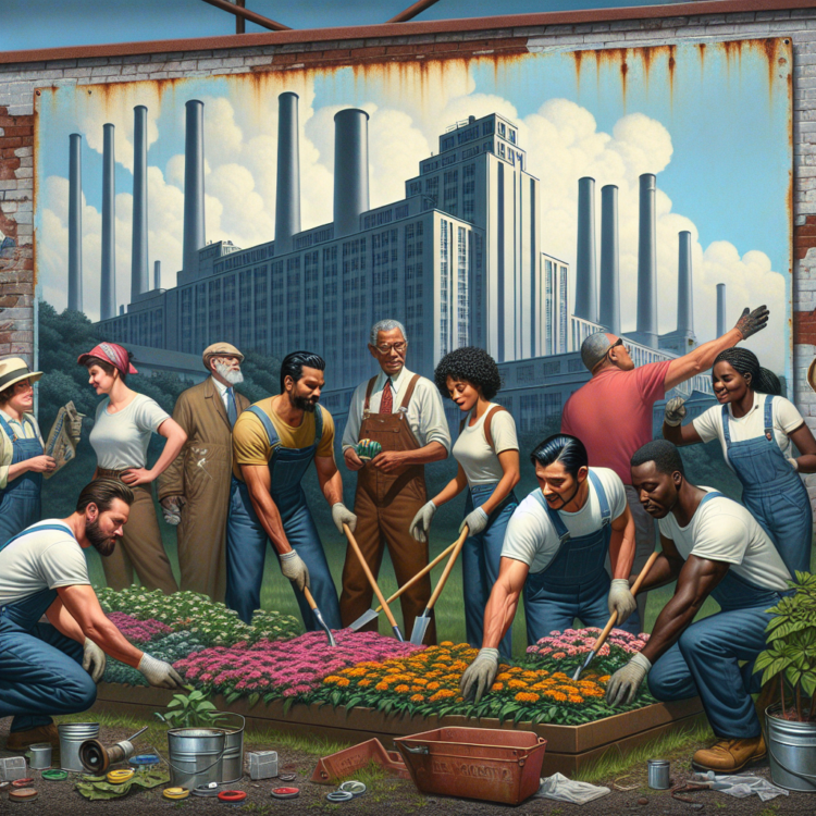 Radnici FAP-a zajednički lepšaju prostor ispred fabrike