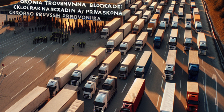 „Okončana trodnevna blokada: Kolone kamiona na granici izazvane protestom crnogorskih prevoznika“