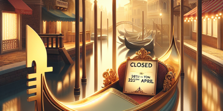 Gold gondola zatvorena od 20. do 23. aprila!