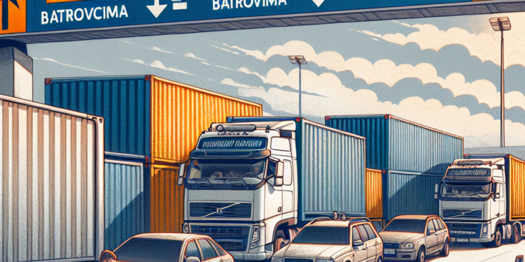 „Čekanje na granici: Teretna vozila na Batrovcima i Šidu u redu od četiri sata“