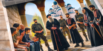 Visoki Dečani: Bivši oficir KFOR-a i 50 italijanskih studenata u poseti manastiru