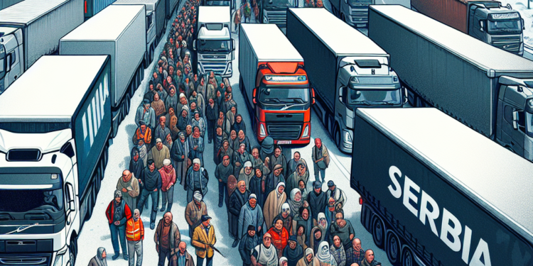 Чекали и до 5 сати: Колоне камиона на излазу из Србије изазивају нервозу возача