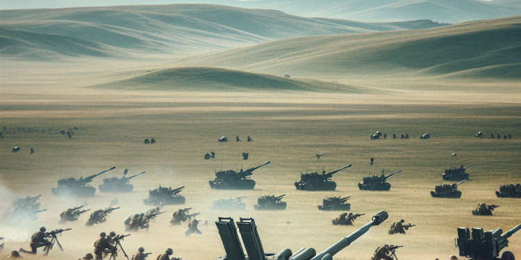 Taktička uvežbavanja artiljerije održana na Pasuljanskim livadama