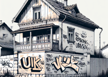 Kancelarija za KiM: Na kući Jovanovića u Mogili ispisani grafiti „UČK“