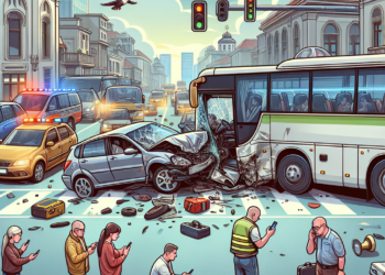 Više povređenih u sudaru automobila i autobusa u Novom Pazaru