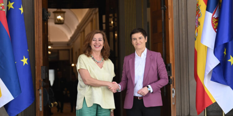 Ana Brnabić razgovarala sa predsednicom španskog Kongresa o daljem jačanju odnosa dve zemlje