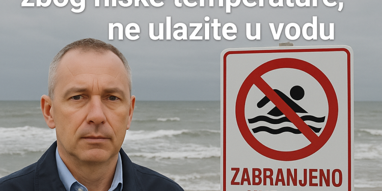 Dragan Kerkez: Sezona kupanja još nije počela zbog niske temperature, ne ulazite u vodu
