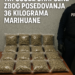 MUP: Tri osobe uhapšene zbog posedovanja 36 kilograma marihuane 4 MUP: Tri osobe uhapšene zbog posedovanja 36 kilograma marihuane