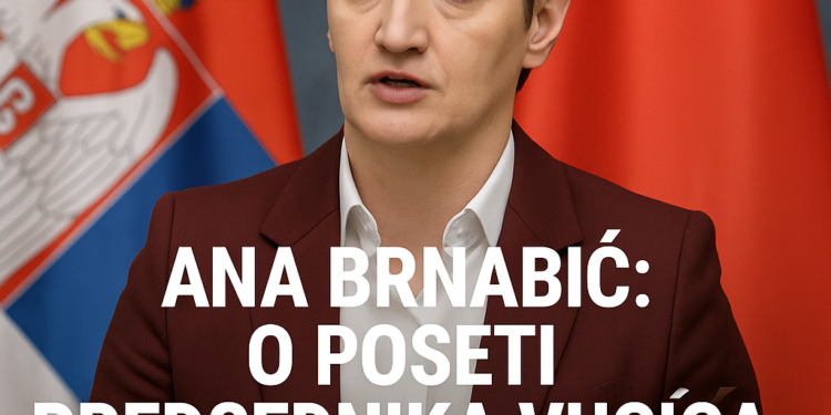 Ana Brnabić: O poseti predsednika Vučića Kini će se tek govoriti
