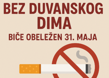 Svetski dan bez duvanskog dima biće obeležen 31. maja