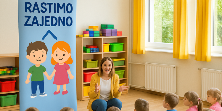 Kampanja „Rastimo zajedno“ održana u vrtiću „Slavujak“ na opštini Palilula